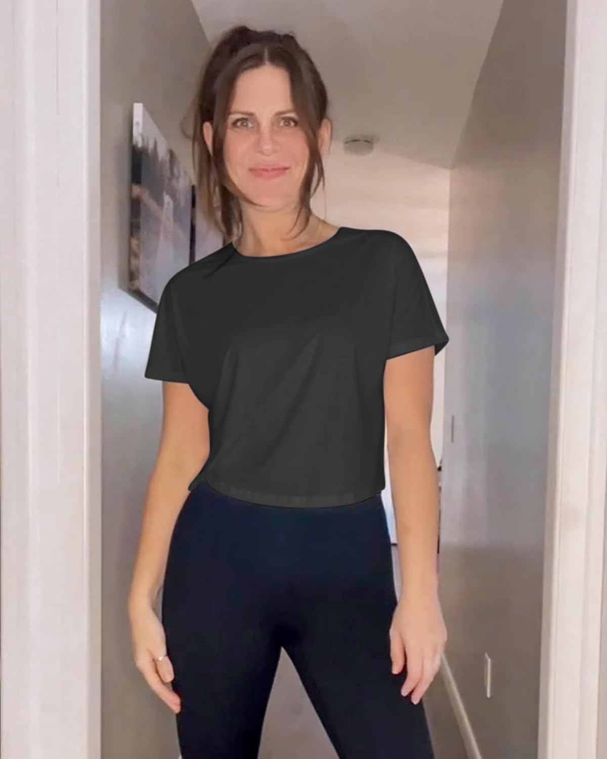 G4Free Lightbreeze Womens Workout Tops Batwing Sleeve Tees Loose Fit Athletic Gym Shirts Basic Yoga Tshirts Casual Summer - Image 7