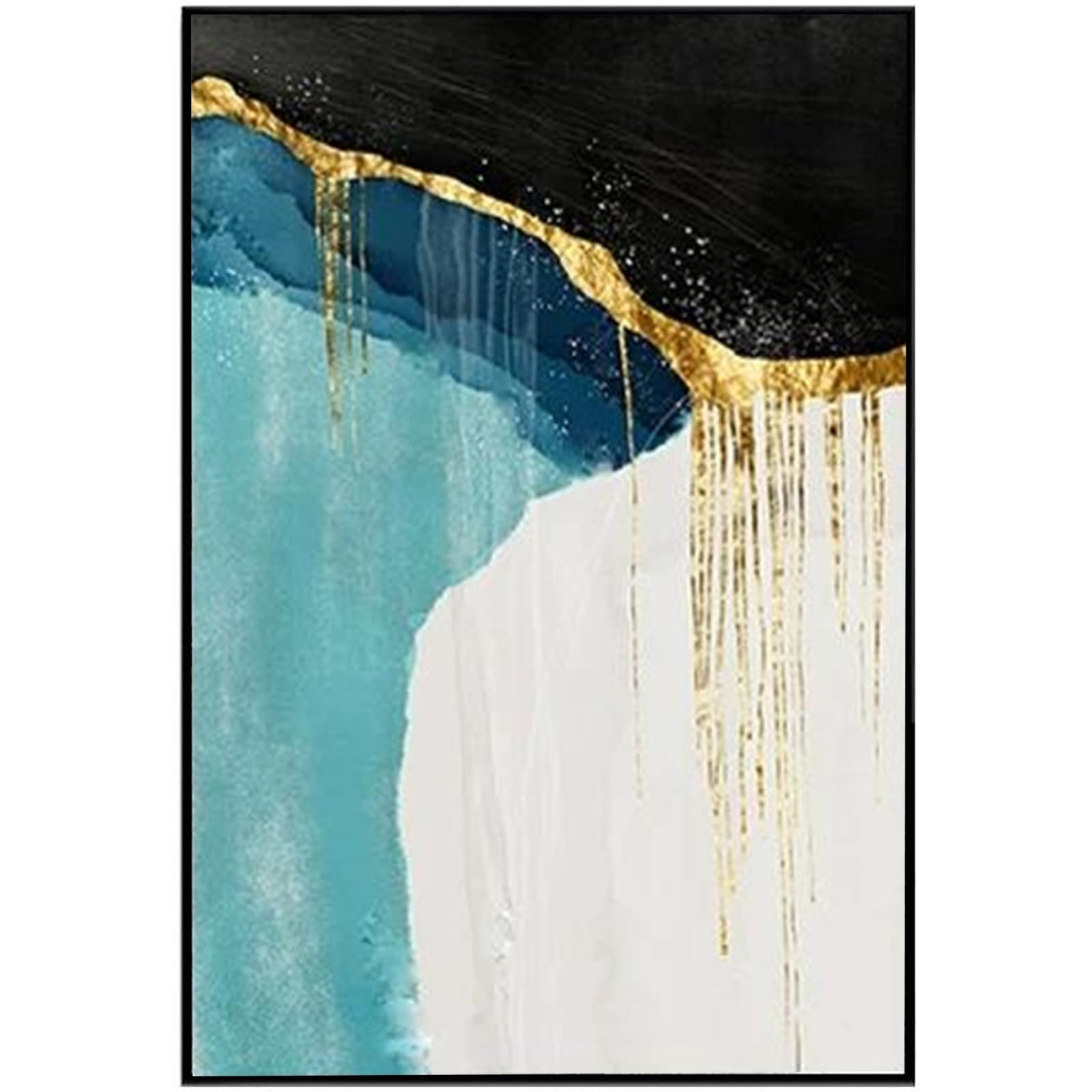 ZTGL Sliding Electrical Meter Box Cover Decorative Wall Art, Decorative Painting For Circuit Breaker, Electrical Fuse Box Cabinet, For Living Room, Kitchen, Office,G,50x60cm