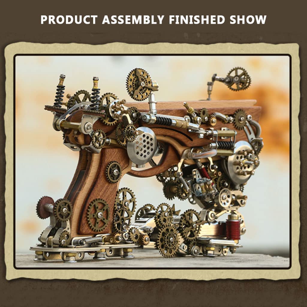 Puzzle 3D per adulti, puzzle 3D in metallo, puzzle 3D creativo in stile steampunk per artigianato, decorazione scrivania, festival