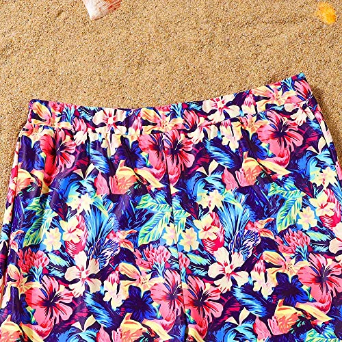 Hengbo Mom And Me Matching Swimwear, Women Girls Bikini Bathing Suits,Family Matching Swimsuit V-Neck Yellow Boy 6-7T #TOP3