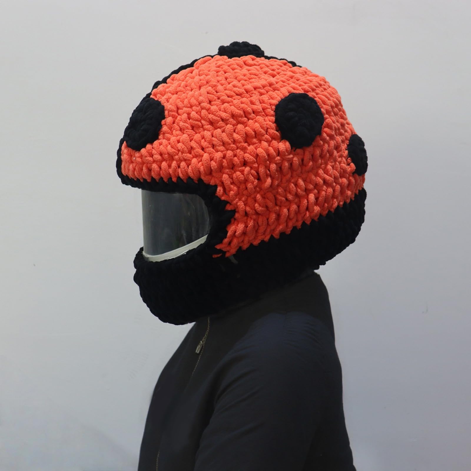 Fodera elastica per casco invernale con motivi divertenti copertura completa della testa per sci moto ingranaggi esterni protezione durevole caschi protezione antigraffio