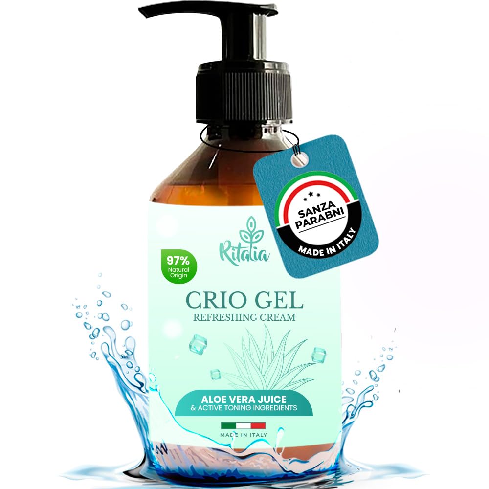 Sponsored Ad – Ritalia® 250ml COOLING LEG CREAM | DRAINING & REVITALIZING GEL for VARICOSE VEINS & SWOLLEN LEGS | BIO CRYOGEL for CIRCULATION, FIRMING & TONING