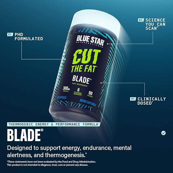 Blue Star Nutraceuticals Blade - Thermogenic Energy Formula 60 Servings