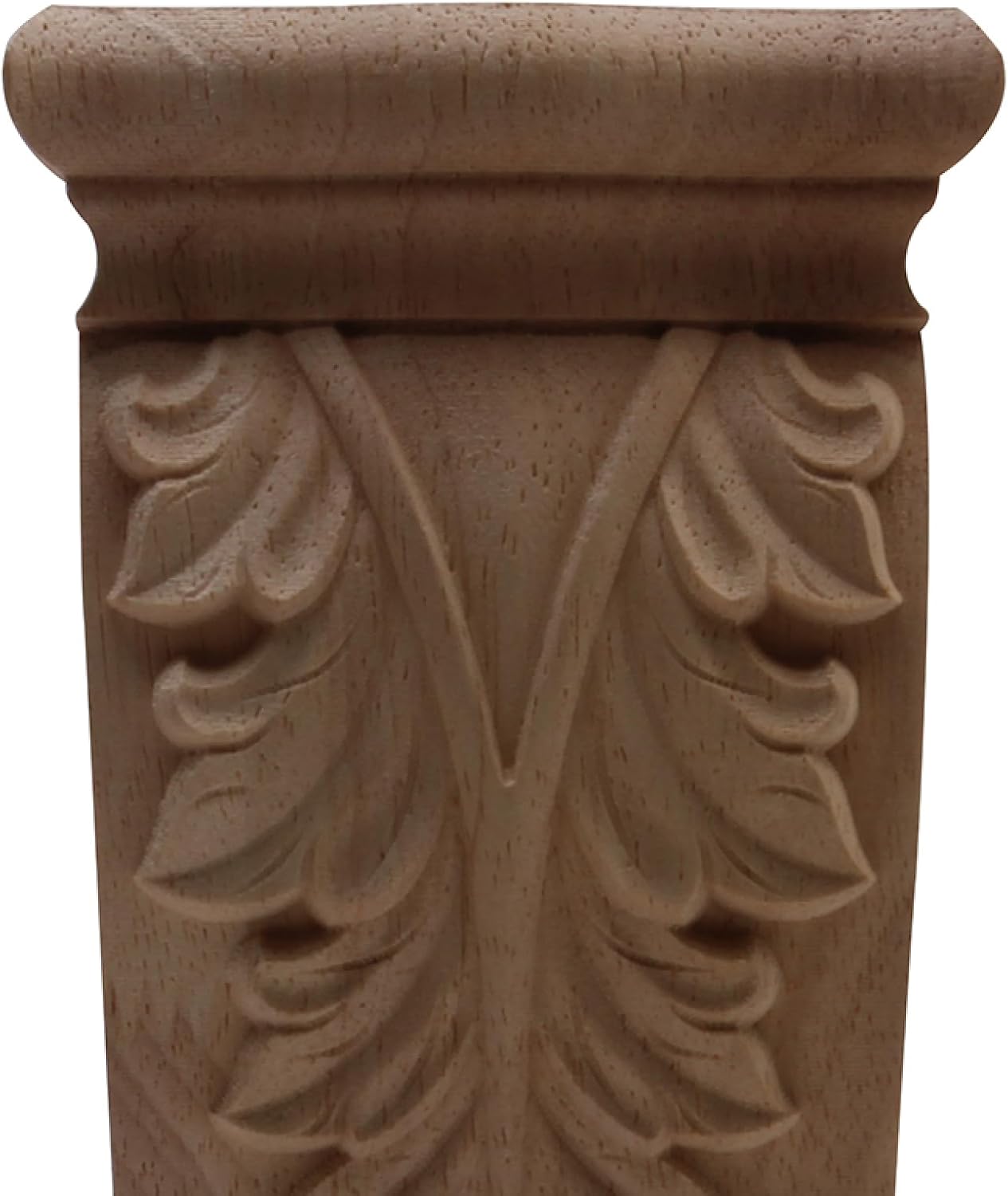 Mouldings Wood Carving Stigma Wood Carving Lines Decal Carved Ornamental Flower Rubber Wood Furniture Pillars Accessories Home 20 * 10 * 3Cm