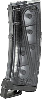 Lancer Tactical Airsoft M4 M16 Series Polymer 130 Round Capacity Transparent Window High Speed MidCap Airsoft Magazine
