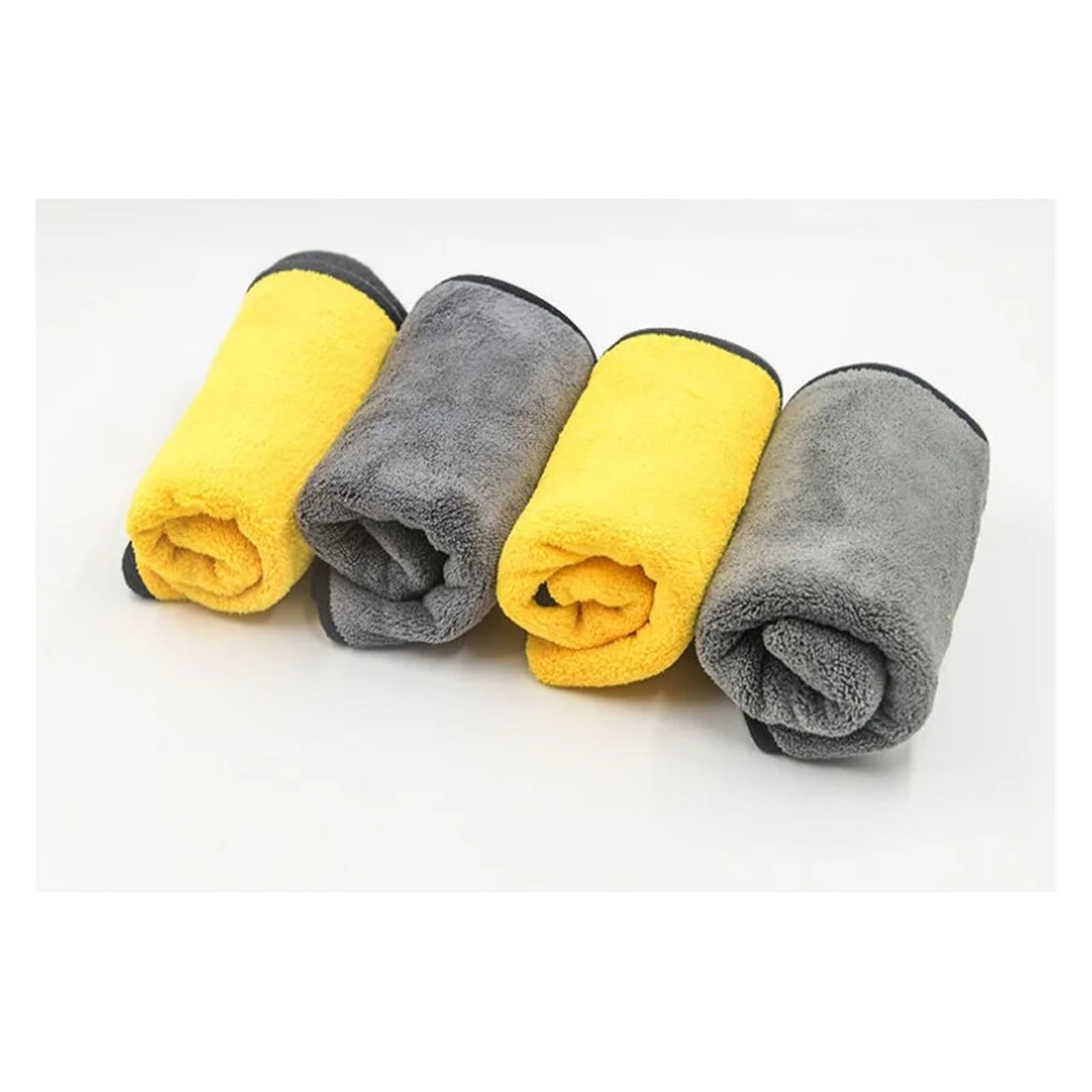 10Pcs Car Care Cleaning Cloths Microfiber Thicken Soft Drying Cloth Body Washing Towels Double Layer Clean Rags Polishing — view 6