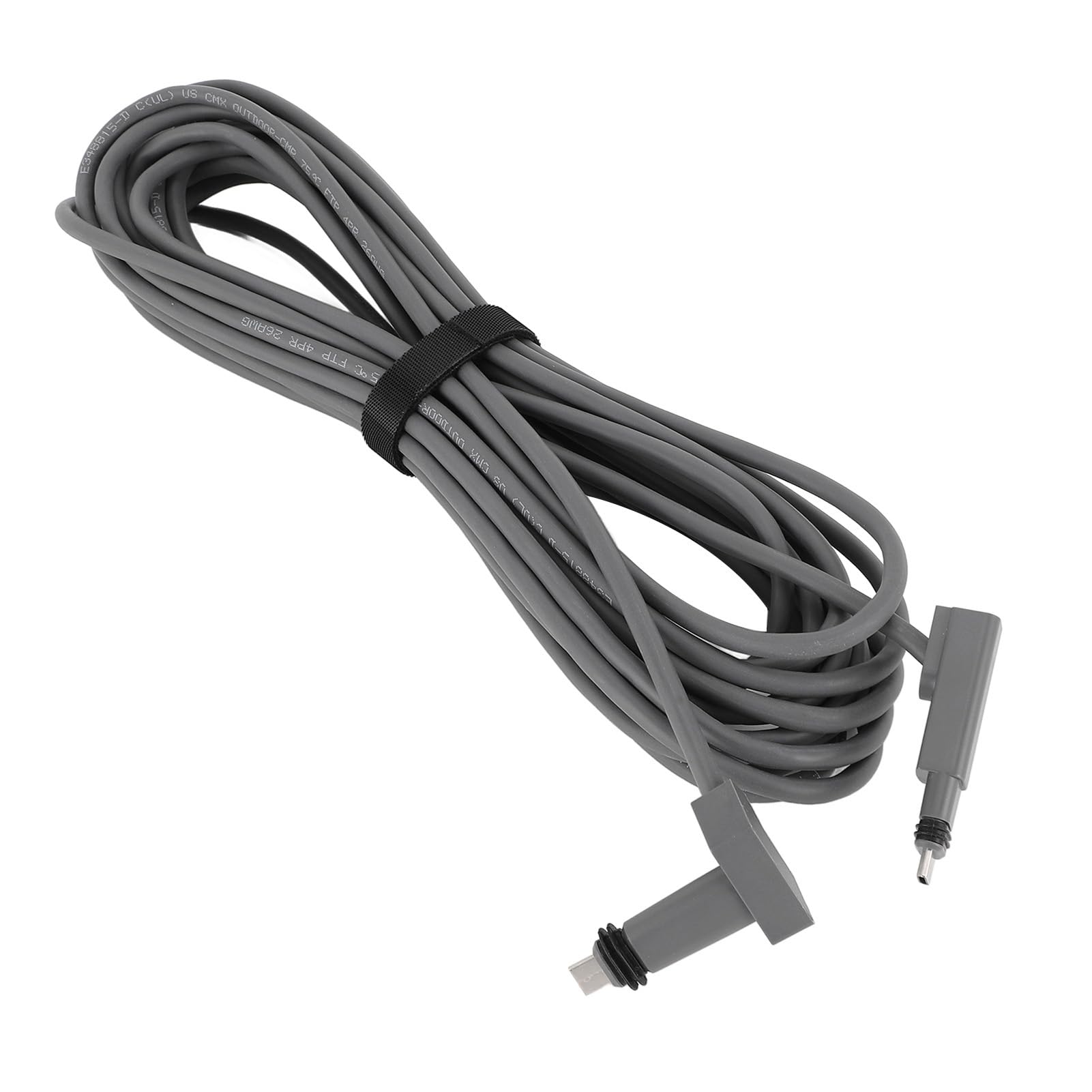 Cavo Ethernet Satellitare Rettangolare da 1200 Mbps Sostitutivo per Gen2 V2, Impermeabile IP68, Plug and Play per un Trasferimento Rapido dei Dati, Design Grigio per Tutte le Condizioni (30