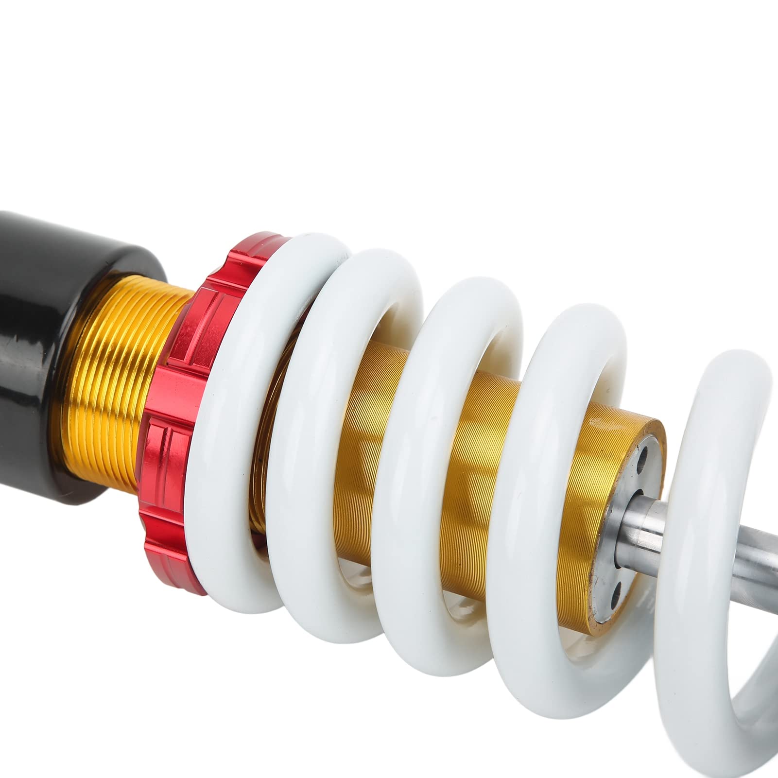 260mm Amortisseurs de Moto Suspension Arrière, Universel Amortisseur en Acier Aluminium, Ressort Hélicoïdal Réglable pour Motos, VTT, Scooters