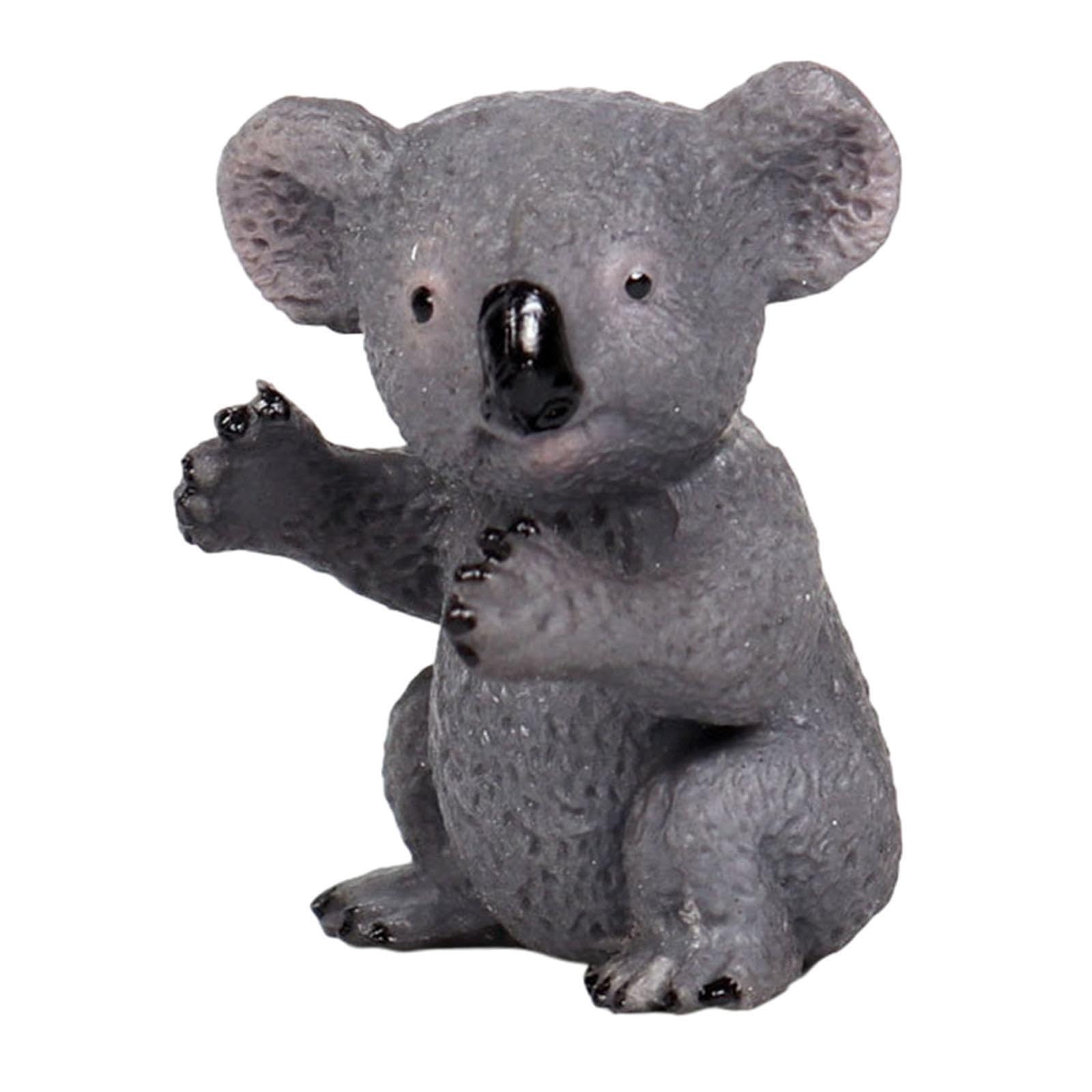 PIXZCSA Australian Koala Figurines Toys for Creative Figurine For Craft Display Koala Sculpture Table Decoration Showcase