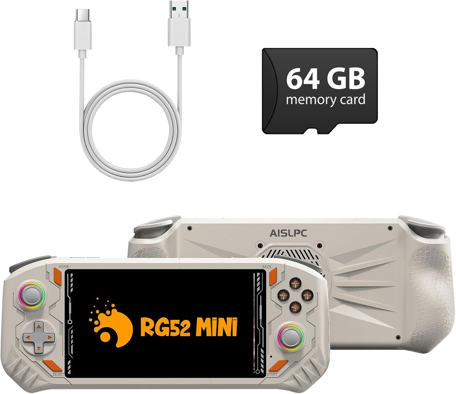 RG52MINI Retro Handheld Game Console,...