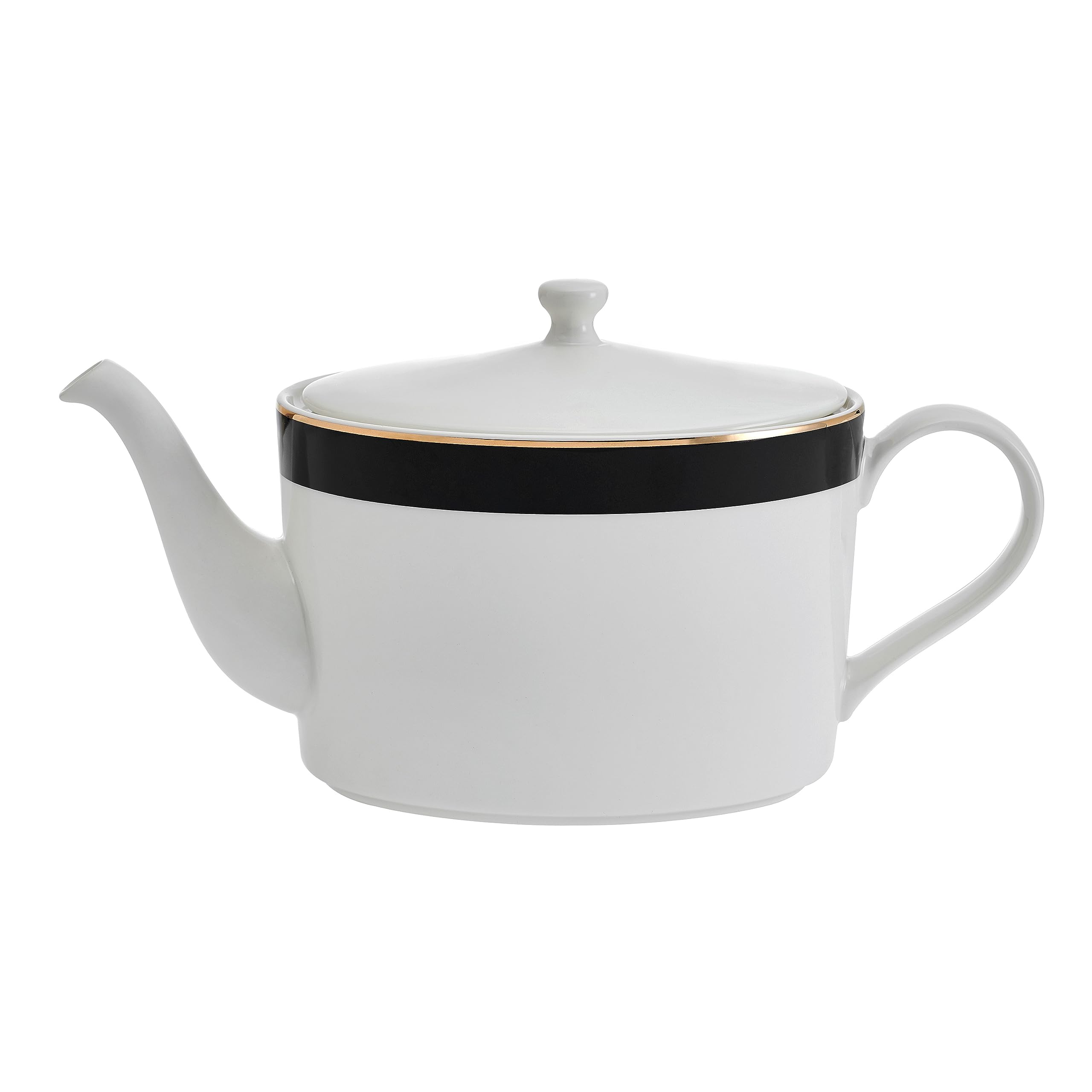 Mikasa Luxe Deco Fine China Infuser Teapot, 1100ml, Gift Boxed