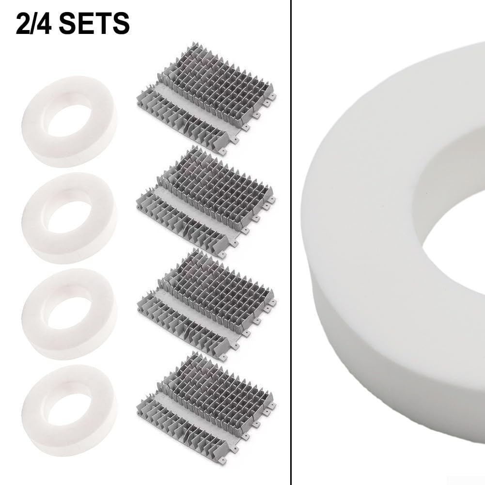 Kit de cepillo de escalada y anillos de repuesto para delfín para robots de piscina Triton Plus Dx5 Plus M400 para aumentar el rendimiento de limpieza en paredes y esquinas utilizando Pva robusto para
