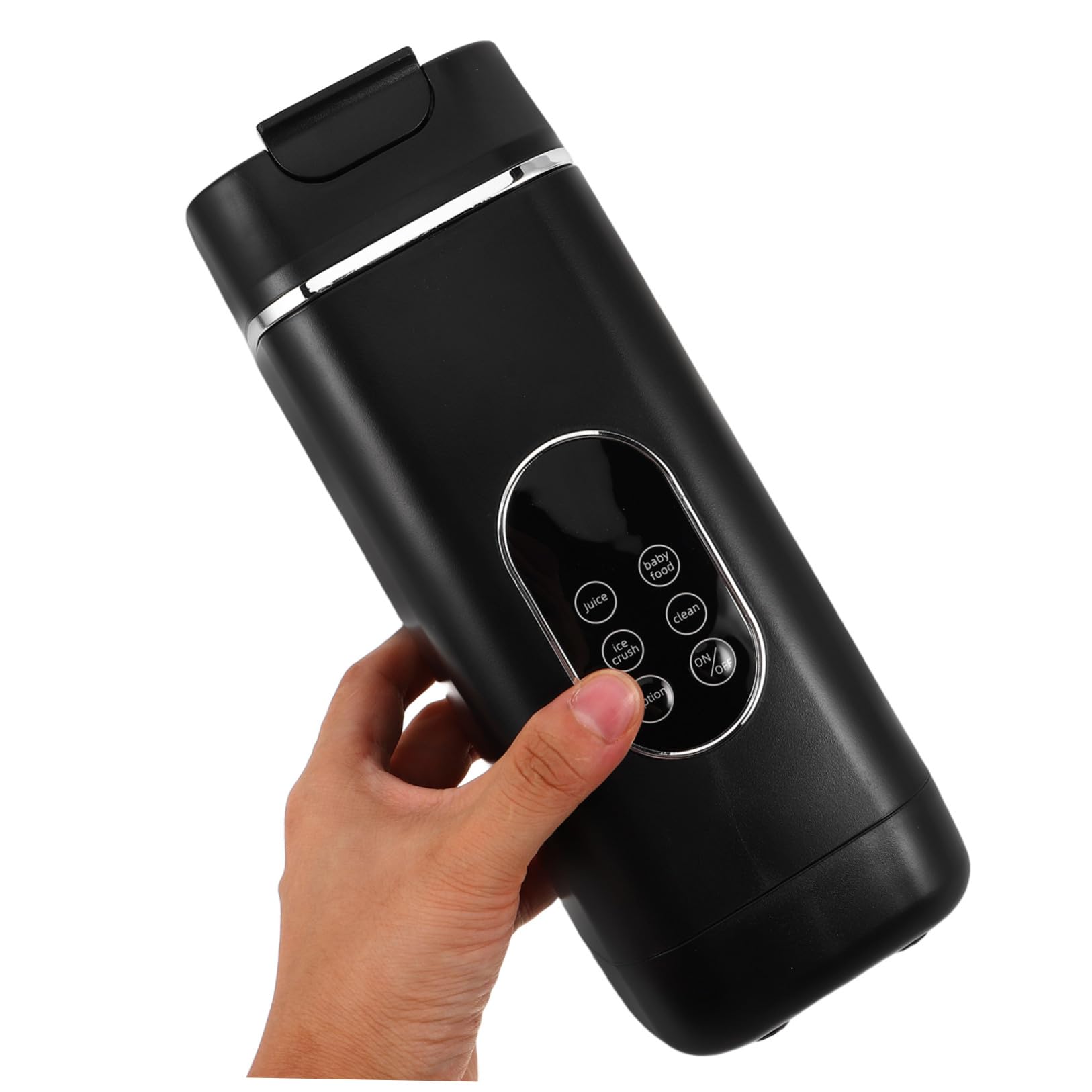 ABOOFAN Frullatore Portatile 420ml con 12 Lame in Plastico, Ricaricabile USB Type-c, Potente 50w per Spremitura Elettrica e Triturazione Ghiaccio, per Smoothie e Proteine