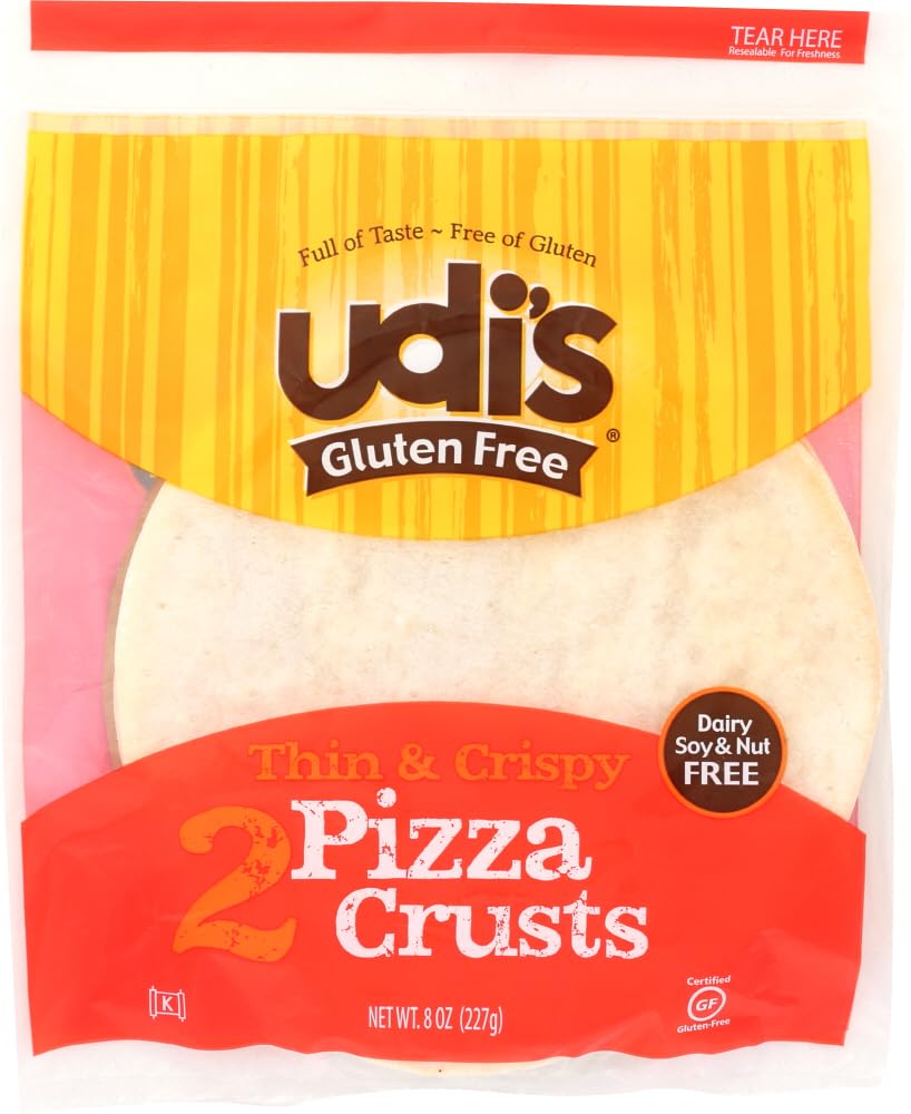 Udis Gluten Free Pizza 9’’ Crusts 5pack