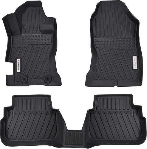 Alfombrillas compatibles con Subaru Crosstrek 2018-2023Subaru Impreza 2017-2023, protección para todo tipo de clima, revestimientos de suelo de 1 y