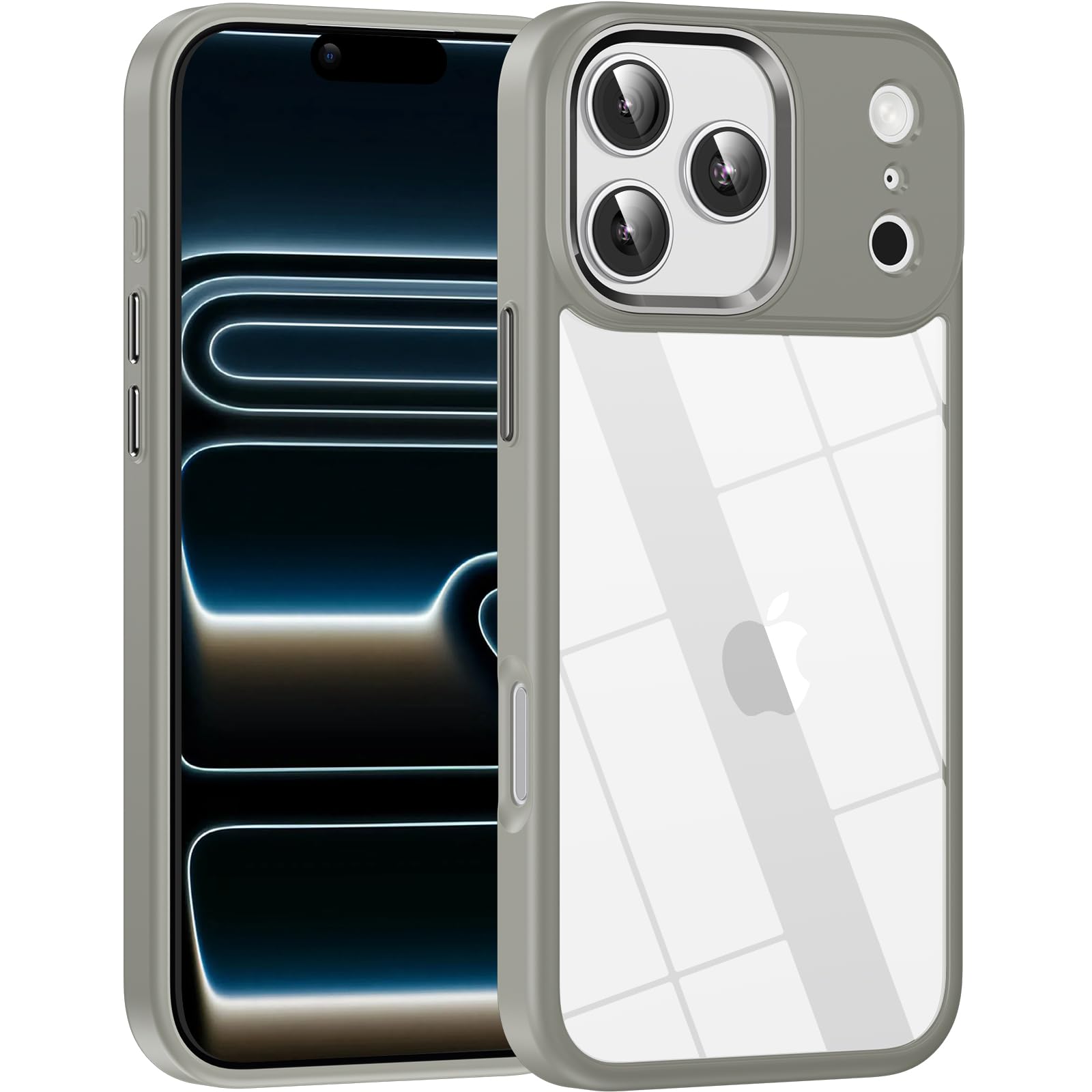 Coque iPhone 17 Pro Max transparente antichoc polycarbonate rigide cadre TPU - 8