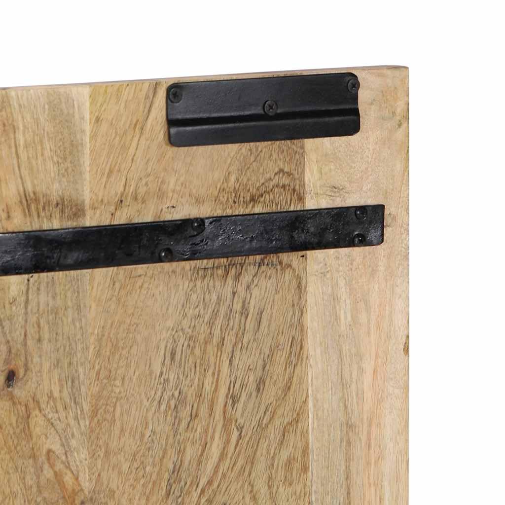 vidaXL Cabecero de Cama 140 cm Madera Maciza de Mango Rugoso