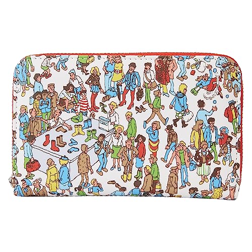 Where's Waldo Allover Print Zip Around Wallet