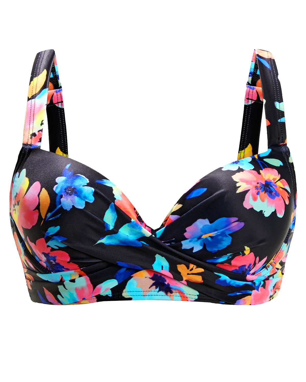 Women Underwire Bikini Top - Bra Padded Push Up Swimsuit Top