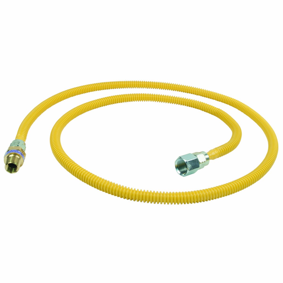 BrassCraft CSSL45E-60 P 3/8-Inch Outer Diameter Safety Plus Gas Appliance Connector with Excess Flow Valve