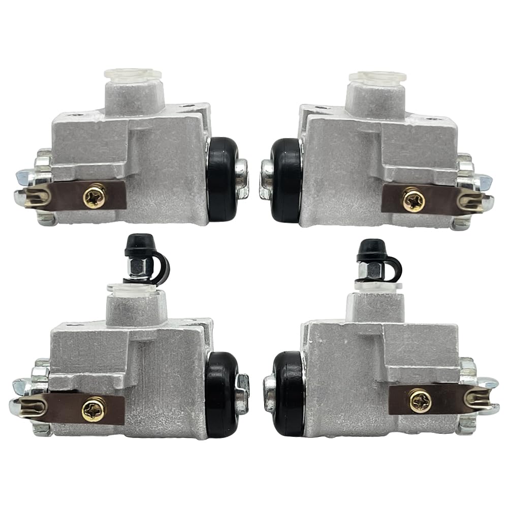 Vordere Radbremszylinder links und rechts 4-teiliges Set Passend für Yama-ha Big Bear 350 Kodiak 400 YFM350 YFM400 1989-1998 3HN25950 3HN25960 3HN25980 3HN5990
