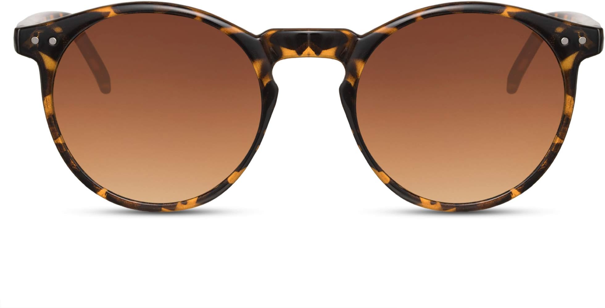CheapassSunglasses Vintage Round Frame with Wide Variety Lens Colour Men Women UV400 protected