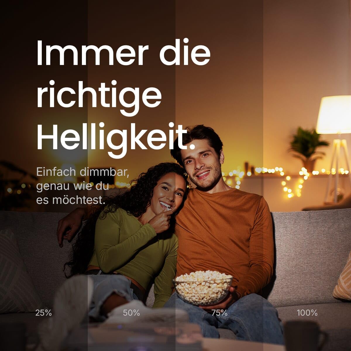 VITO LED-Filamentkerzenlampe C35 E14-6 W (ersetzt 50 W) - 612 lm - 4000 K - Ø 35 mm - 220-240 V - Energieeffizient - ​​10 Stück