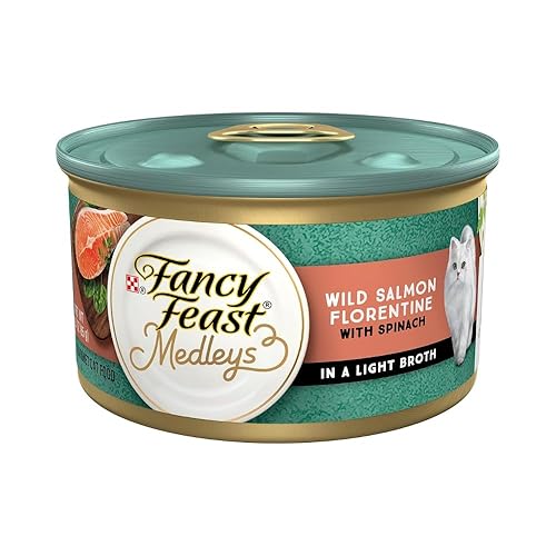 Miniatura 2 de Fancy fiesta elegante medleys Salmón salvaje Florentino adulto Canned Cat alimentos en salsa