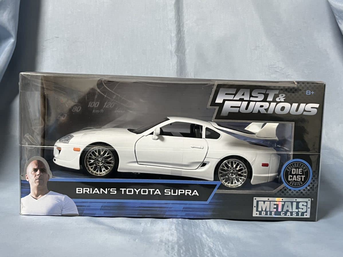 Amazon | ジャダトイズ製ワイルドスピードミニカー スープラ白 1/24 