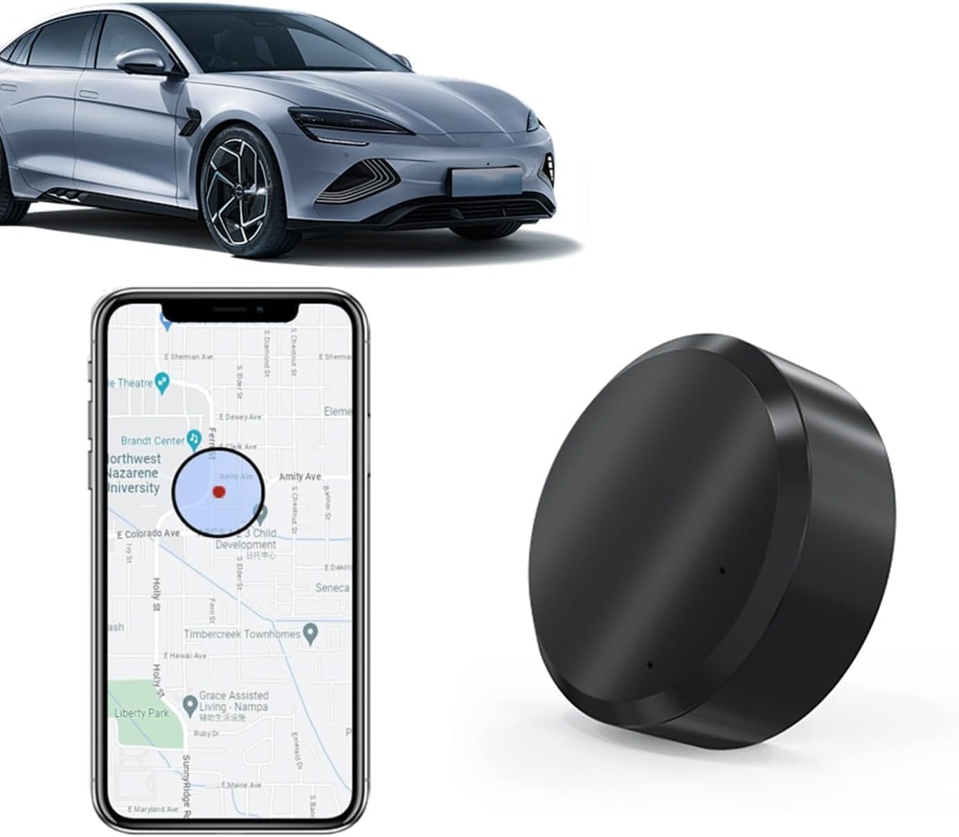 Amazon.co.jp: [mocoly]車載GPSトラッカー 車両盗難防止用GPS発信機