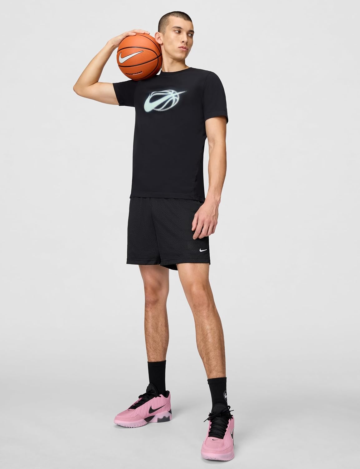 Nike Men's Dri-FIT 5" Mesh Basketball Shorts - Image 5