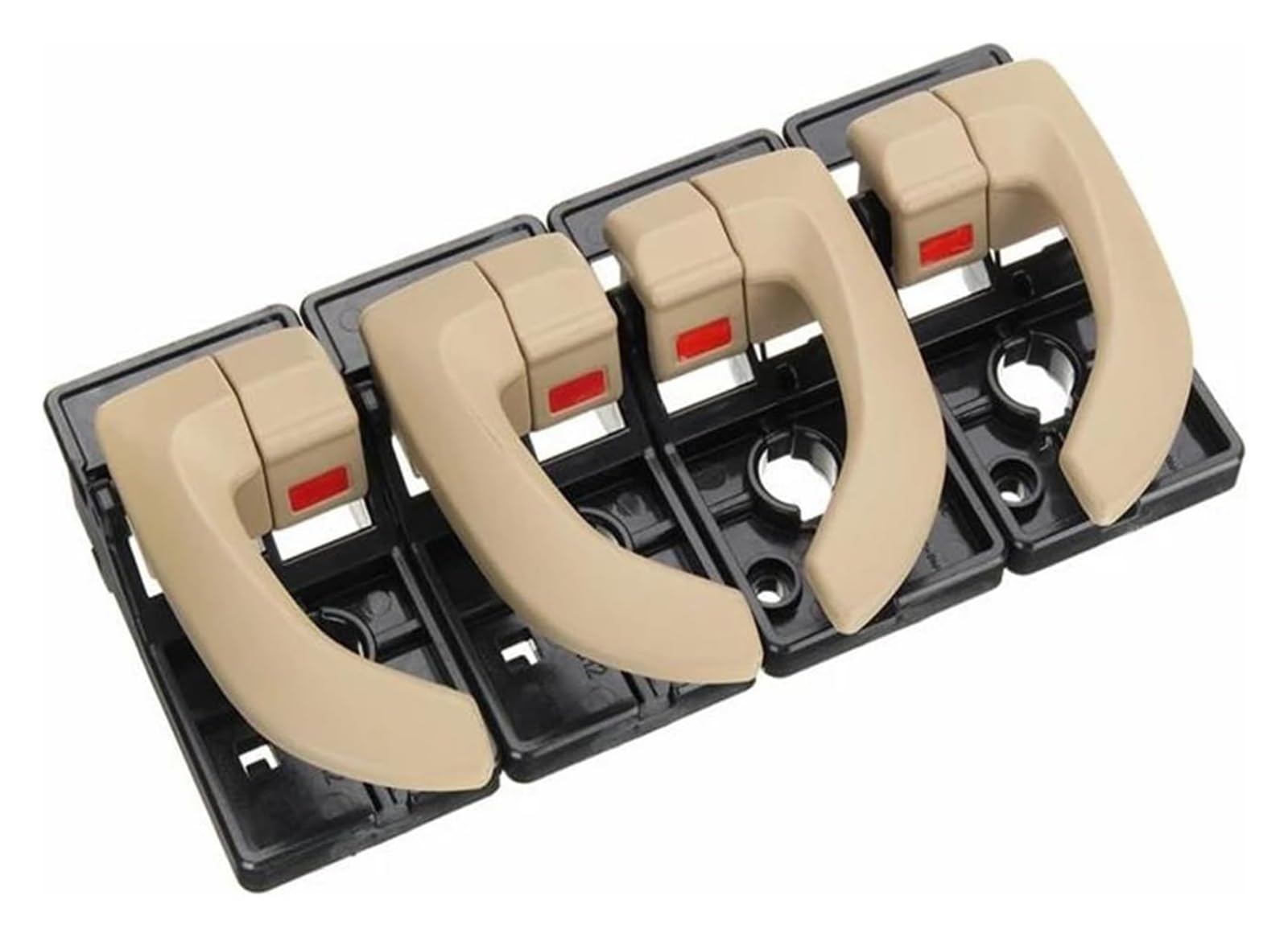 TYTYASS Inner Door Handle for Hyundai for Tucson 2005 2006 2007 2008 2009 Car Interior Inside Door Handle Left Right Set(Beige x4)