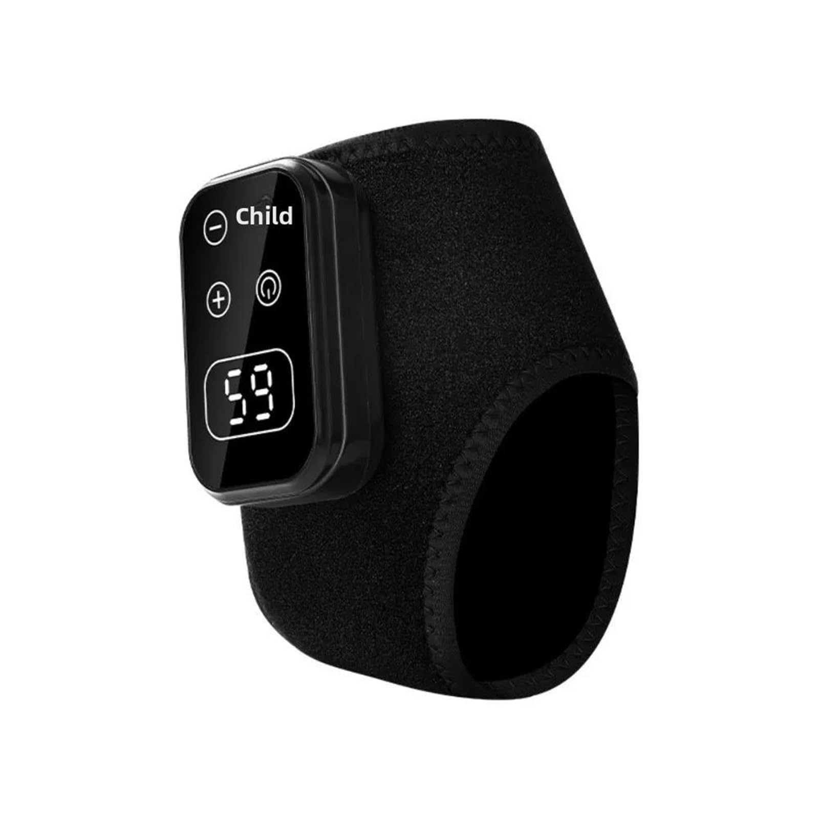 LKHLTBF Foot Triple Therapy Cordless Foot Massager with Heat Vibration & Compression Portable Pain Relief for Feet & Ankles,Black