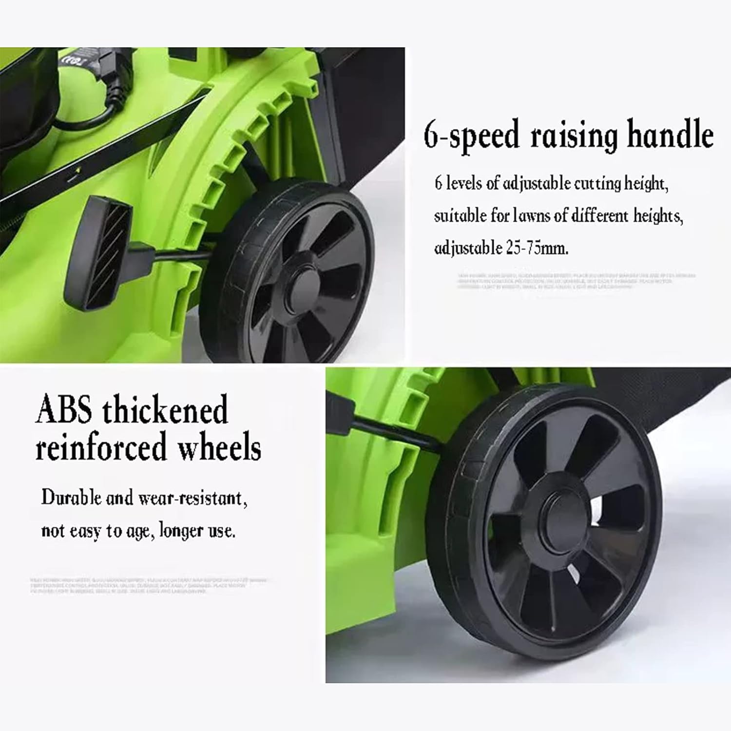 review KEINXOW 2 in 1 Lithium Ion Electric Lawn Mower Portable Battery Electric Lawn Mower Cordless Walk-Behind Lawn Mower Foldable Electric Lawn Mower