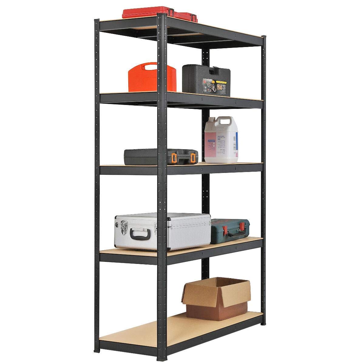 YAHEETECH 71in Storage Shelving Units, 5Shelf Commercial Shelves Metal