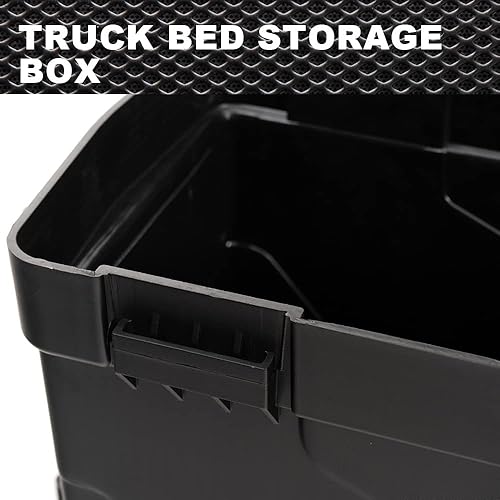 Miniatura 5 de CNNELL Caja de almacenamiento para caja de camioneta trasera compatible con Toyota Tundra de 4 puertas con tripulación  camioneta estándarextendida