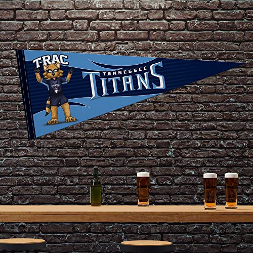 Image of Rico Industries NFL Football Mascot inch 12 inch x 30 inch Felt Wall Decor Pennant - Great for Home /Bed Room /Man Cave Decor