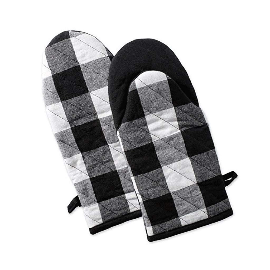Gant de Four ensablé mitaine de Four résistant à la Chaleur Mitaines de Cuisine adaptées aux Gants d'isolation BBQ Mitaines de Four Chaud Cuisson