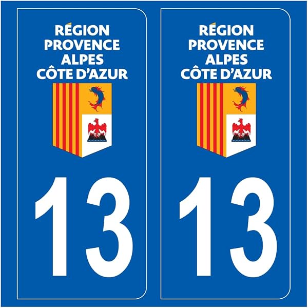 DECOHO - Number Plate Stickers - Stickers for Car Trailer, Caravan Department - 4