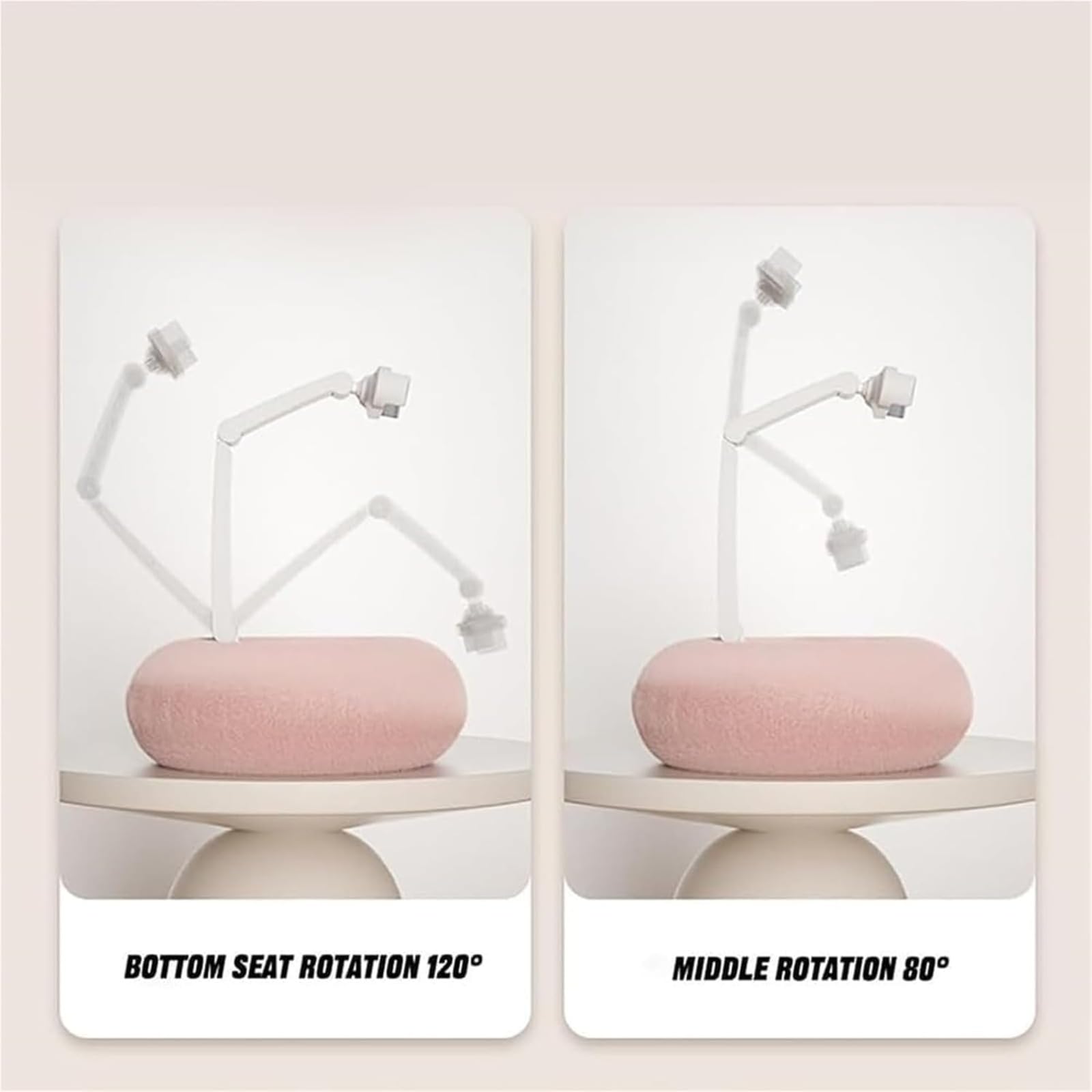 Cuscino in peluche Lazy Phone Staffa morbida delicata sulla pelle regolabile supporto per telefoni e tablet a letto e divano