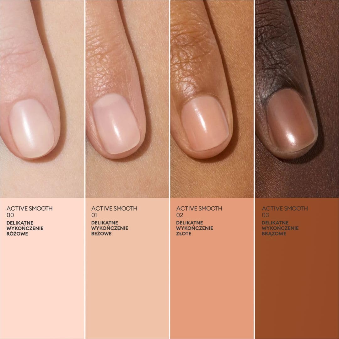 Manucurist Active Smooth 00 Nail Concealer Polish & Care - 2 w 1 Nude Nail Polish: Wzmocnienie i wzrost paznokci - Korektor do paznokci - Wypełniacz do paznokci - Naturalny lakier do paznokci