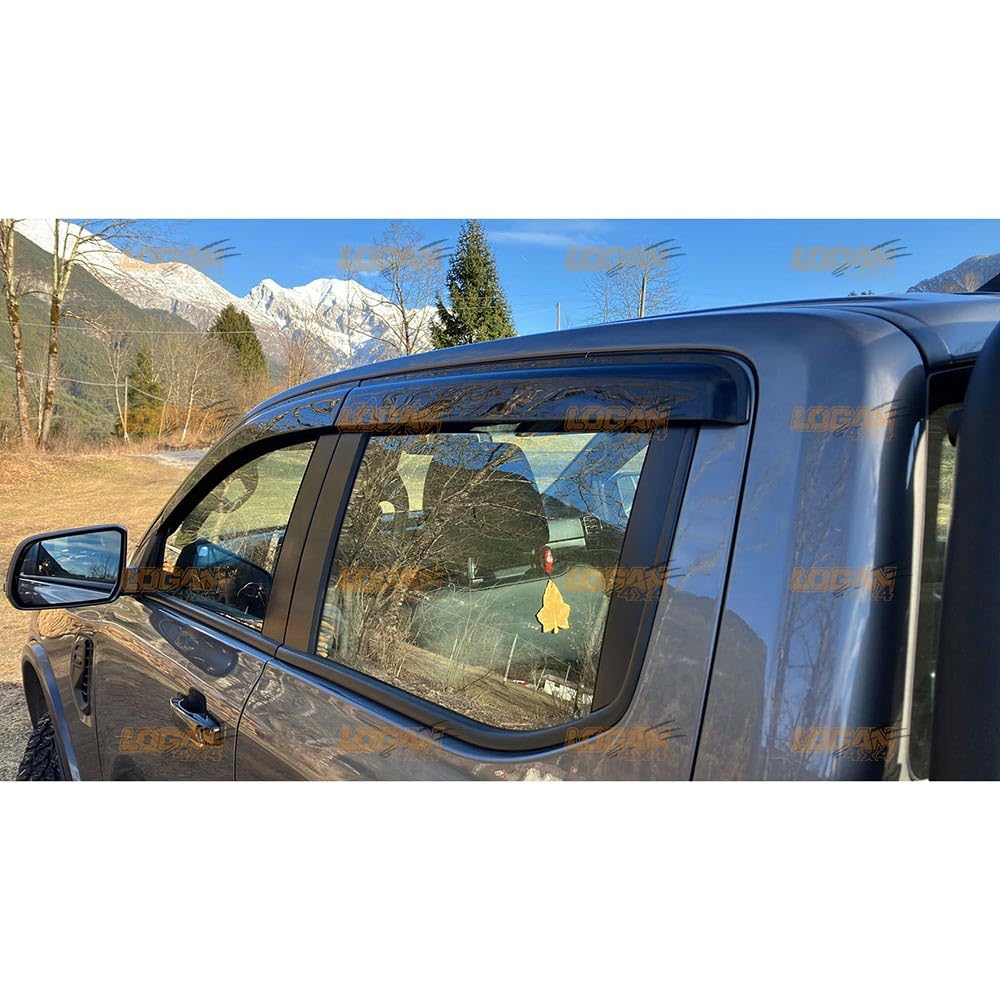 Vorder- und Hinterluftabweiser für Ford Ranger T9 2023-2024 Wildtrak, Wildtrak X, Raptor, XL, XLT, Limited, Tremor und Platinum T9