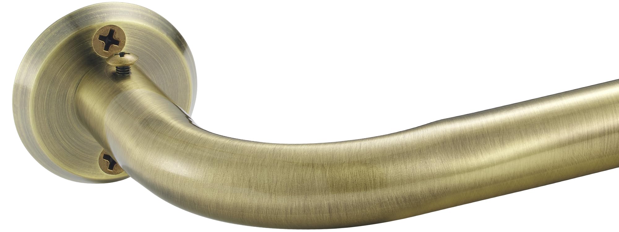 Room Darkening Curtain Rods for Windows, 28 to 53 Inches Splicing Construction Drapery Rod, 1" Adjustable Blackout Wrap Around Curved Curtains Rod,