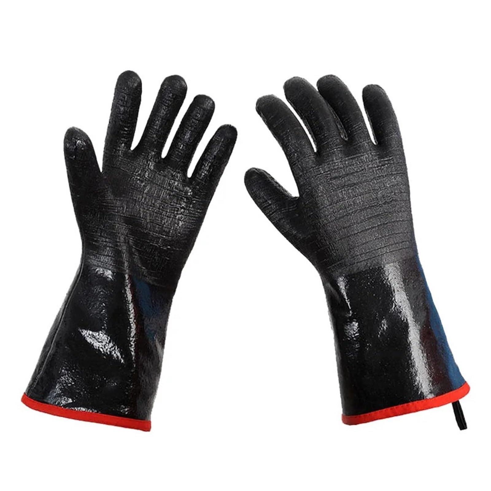 Genérico Manoplas de Horno de Neopreno, Guantes BBQ Impermeables térmicos | EK-SG02, 14 pulgadas, manoplas antideslizantes resistentes al aceite para ahumador, hornear, freír
