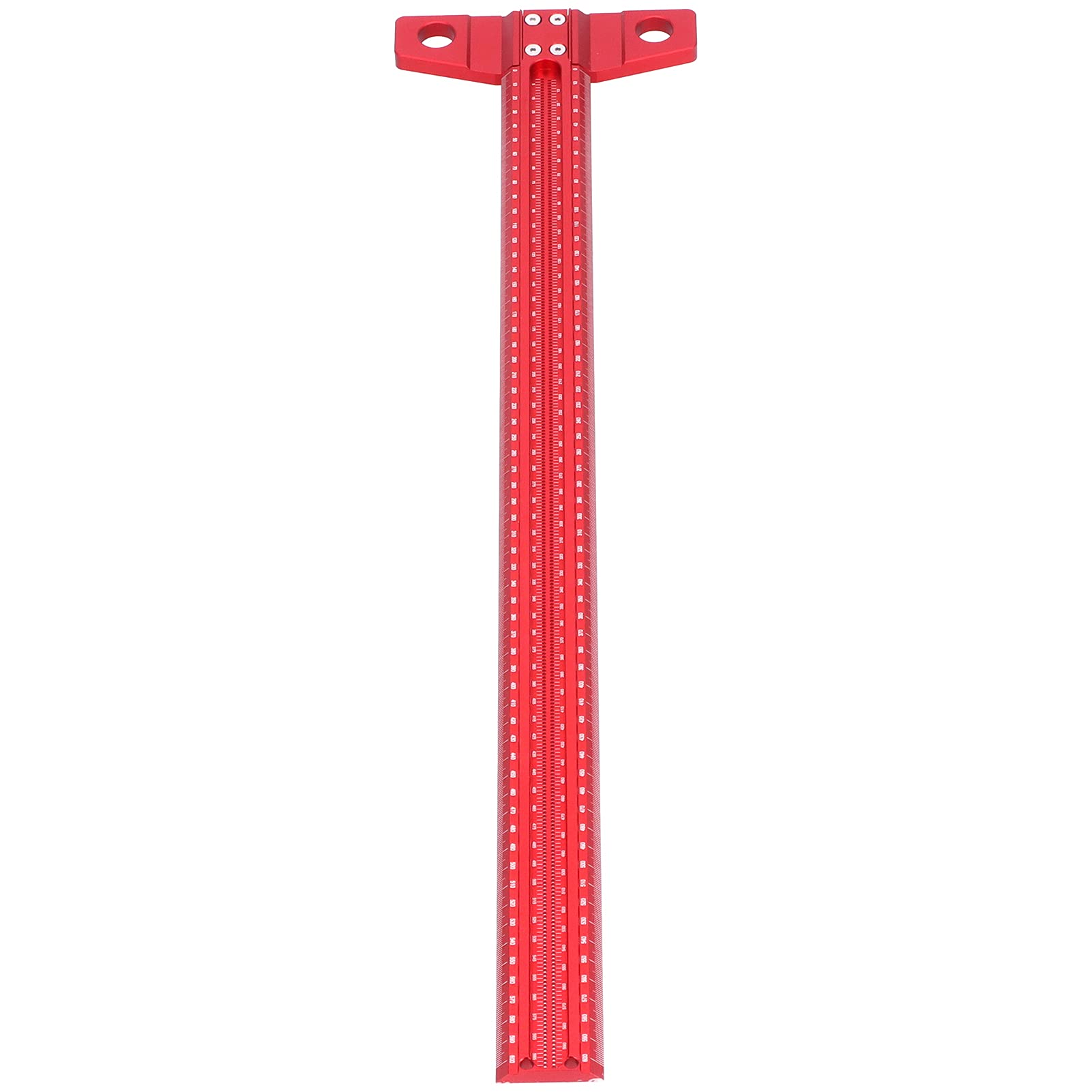 Alomejor Regla de Trazado Tipo T, Herramienta de Medición de Precisión de Aleación de Aluminio para Proyectos de Carpintería y Bricolaje, 1 Unidad (600 mm)