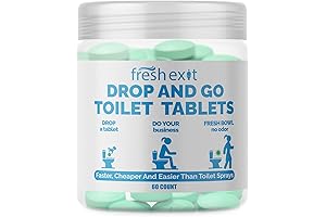 FreshExit Citrus-Scented Toilet Tablets: A Fresher Alternative to Poop Spray