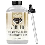 Naturalitana 4oz Vanilla Essential Oil for Diffuser, Soap, Vanilla Bath Bombs, Essential Oil Candle Making & Aromatherapy