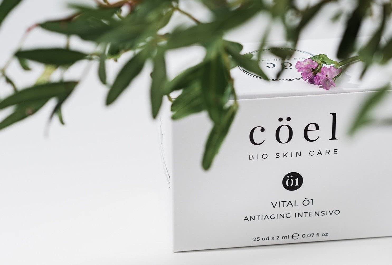 COEL VITAL Ö1 ANTIAGING INTENSIVO. Antiaging Intensivo. Sérum en formato ampollas de fitoproteoglicanos de uso tópico. 50 ml