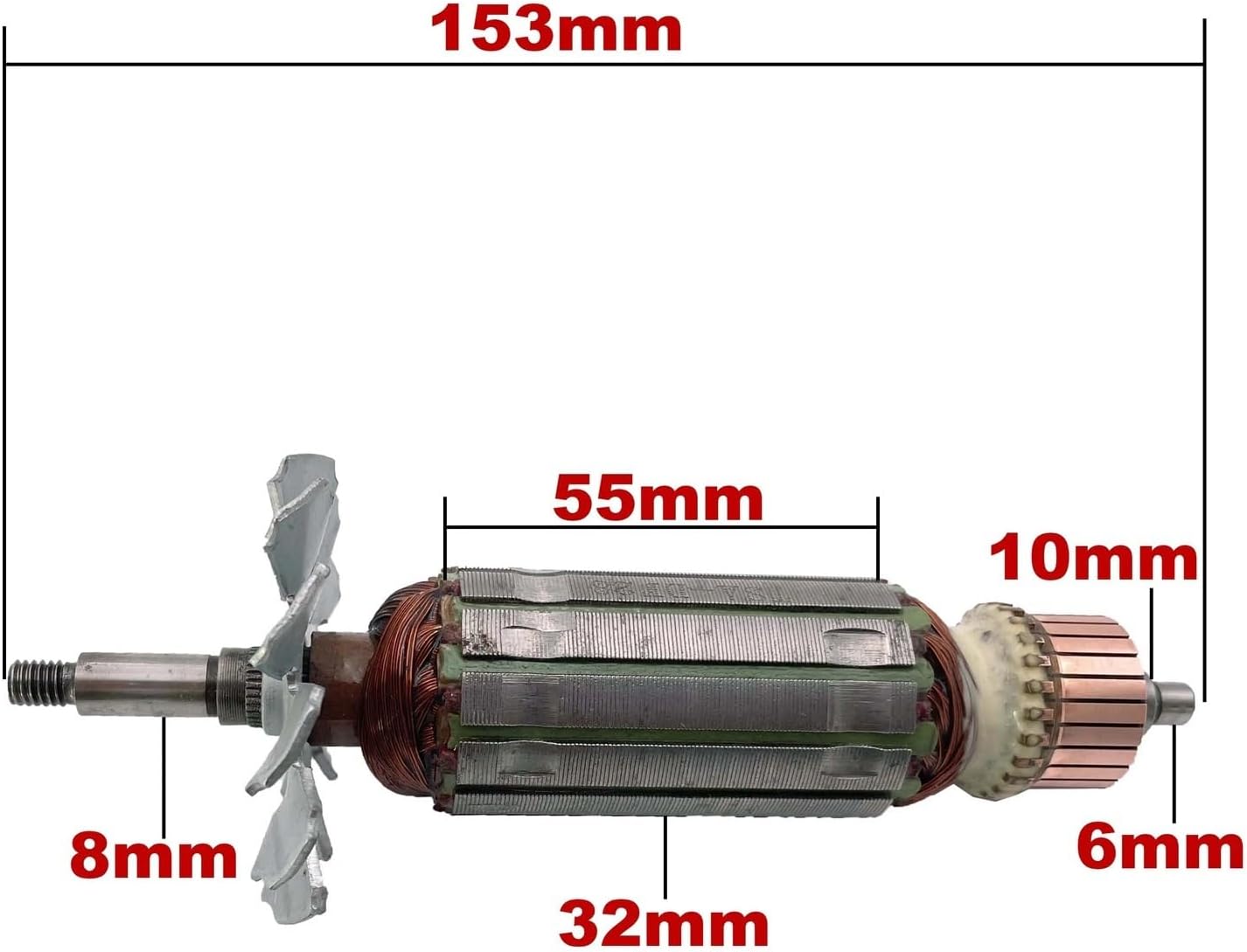 AC220V-240V Armature Rotor Anchor Replacement for Angle Grinder DG-100B