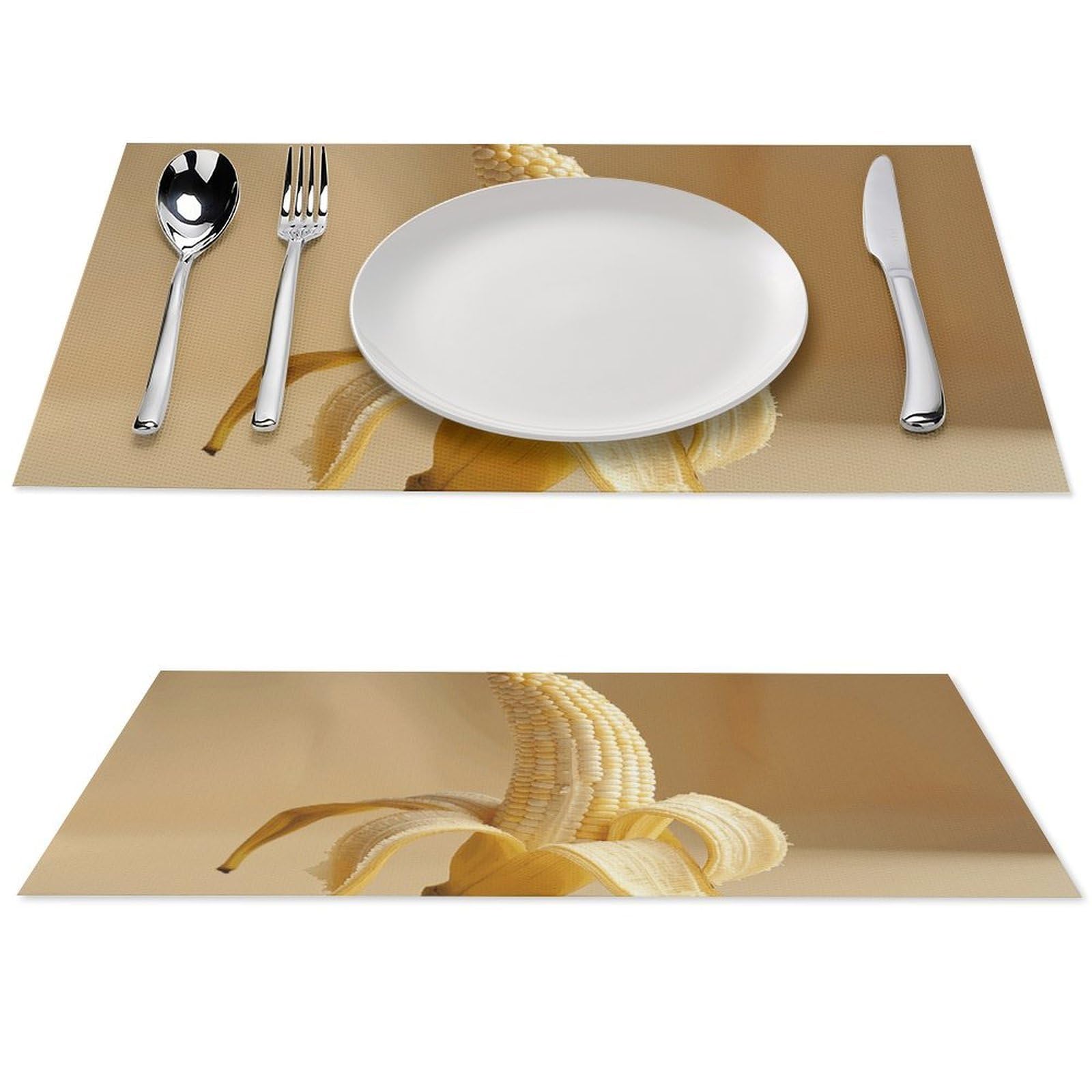 Set de table en PVC lavable lot de 6 pour cuisine et salle à manger